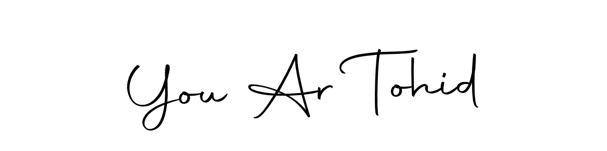 Autography-DOLnW is a professional signature style that is perfect for those who want to add a touch of class to their signature. It is also a great choice for those who want to make their signature more unique. Get You Ar Tohid name to fancy signature for free. You Ar Tohid signature style 10 images and pictures png