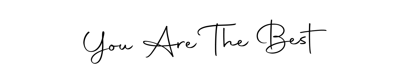 Use a signature maker to create a handwritten signature online. With this signature software, you can design (Autography-DOLnW) your own signature for name You Are The Best. You Are The Best signature style 10 images and pictures png