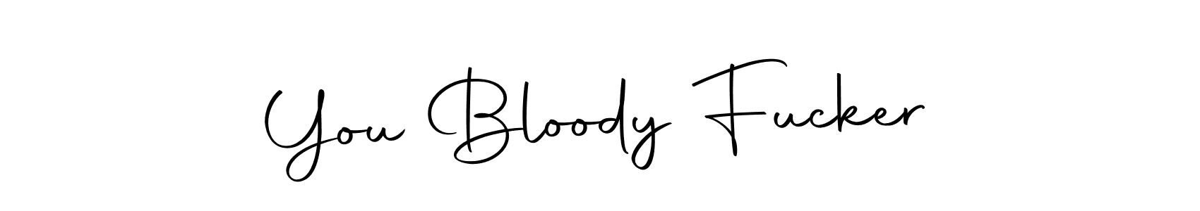 Here are the top 10 professional signature styles for the name You Bloody Fucker. These are the best autograph styles you can use for your name. You Bloody Fucker signature style 10 images and pictures png