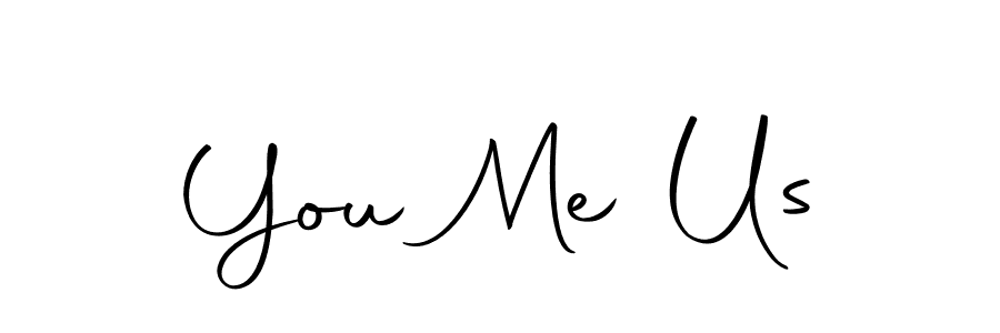 The best way (Autography-DOLnW) to make a short signature is to pick only two or three words in your name. The name You Me Us include a total of six letters. For converting this name. You Me Us signature style 10 images and pictures png
