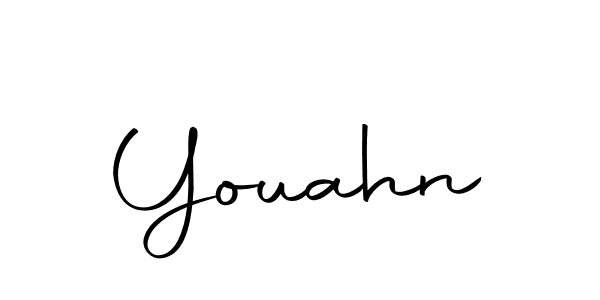 Design your own signature with our free online signature maker. With this signature software, you can create a handwritten (Autography-DOLnW) signature for name Youahn. Youahn signature style 10 images and pictures png