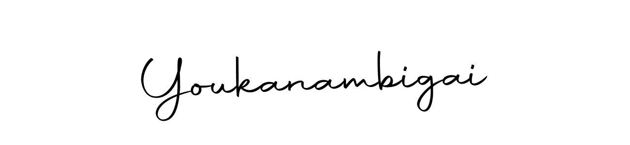 How to make Youkanambigai name signature. Use Autography-DOLnW style for creating short signs online. This is the latest handwritten sign. Youkanambigai signature style 10 images and pictures png