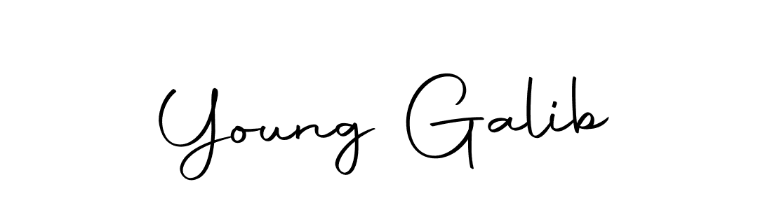 Create a beautiful signature design for name Young Galib. With this signature (Autography-DOLnW) fonts, you can make a handwritten signature for free. Young Galib signature style 10 images and pictures png