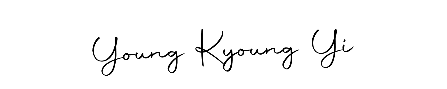 Young Kyoung Yi stylish signature style. Best Handwritten Sign (Autography-DOLnW) for my name. Handwritten Signature Collection Ideas for my name Young Kyoung Yi. Young Kyoung Yi signature style 10 images and pictures png