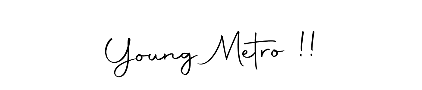 Young Metro !! stylish signature style. Best Handwritten Sign (Autography-DOLnW) for my name. Handwritten Signature Collection Ideas for my name Young Metro !!. Young Metro !! signature style 10 images and pictures png