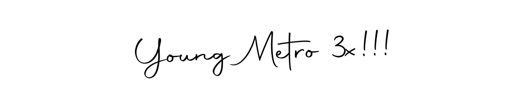 Young Metro 3x!!! stylish signature style. Best Handwritten Sign (Autography-DOLnW) for my name. Handwritten Signature Collection Ideas for my name Young Metro 3x!!!. Young Metro 3x!!! signature style 10 images and pictures png