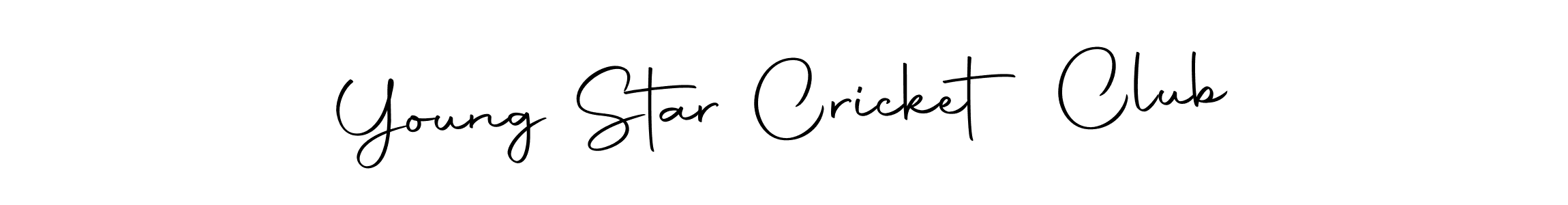 Design your own signature with our free online signature maker. With this signature software, you can create a handwritten (Autography-DOLnW) signature for name Young Star Cricket Club. Young Star Cricket Club signature style 10 images and pictures png