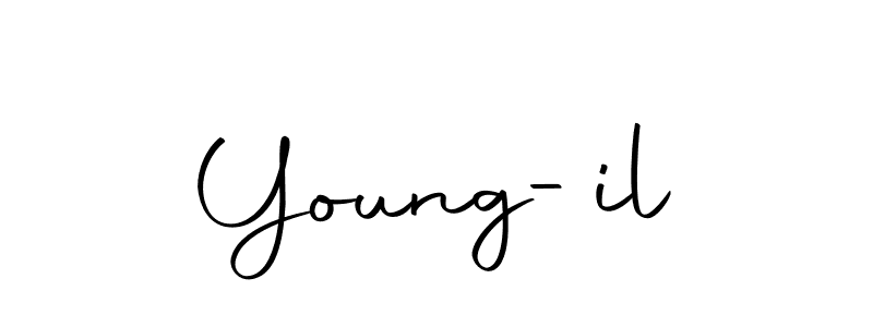 Use a signature maker to create a handwritten signature online. With this signature software, you can design (Autography-DOLnW) your own signature for name Young-il. Young-il signature style 10 images and pictures png