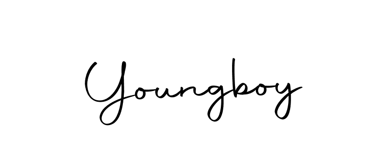 Design your own signature with our free online signature maker. With this signature software, you can create a handwritten (Autography-DOLnW) signature for name Youngboy. Youngboy signature style 10 images and pictures png
