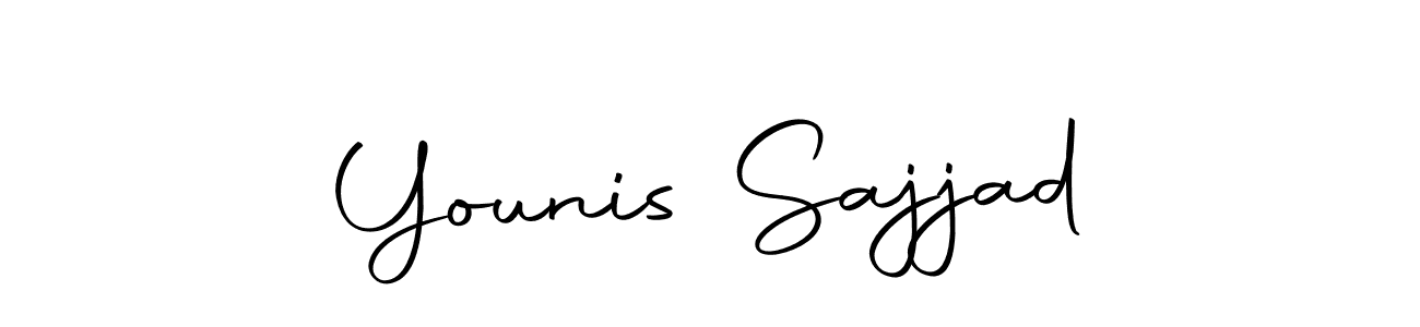 Also we have Younis Sajjad name is the best signature style. Create professional handwritten signature collection using Autography-DOLnW autograph style. Younis Sajjad signature style 10 images and pictures png