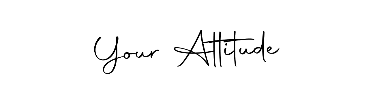 if you are searching for the best signature style for your name Your Attitude. so please give up your signature search. here we have designed multiple signature styles  using Autography-DOLnW. Your Attitude signature style 10 images and pictures png
