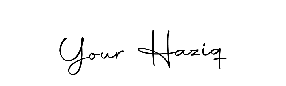 How to make Your Haziq signature? Autography-DOLnW is a professional autograph style. Create handwritten signature for Your Haziq name. Your Haziq signature style 10 images and pictures png