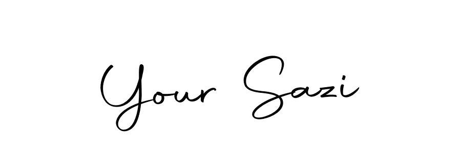 You should practise on your own different ways (Autography-DOLnW) to write your name (Your Sazi) in signature. don't let someone else do it for you. Your Sazi signature style 10 images and pictures png