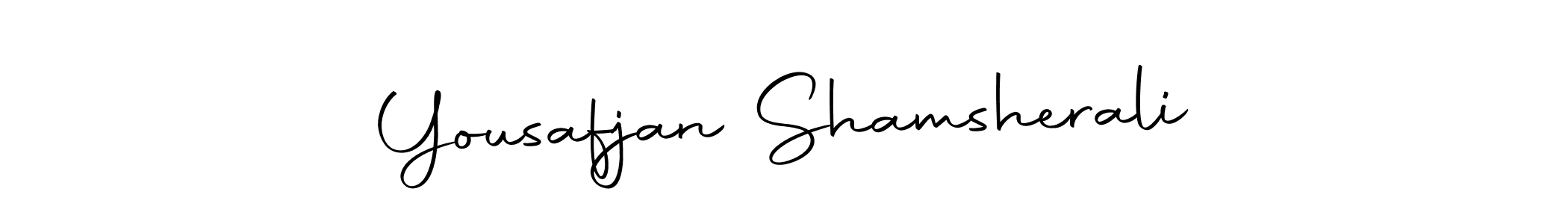 Yousafjan Shamsherali stylish signature style. Best Handwritten Sign (Autography-DOLnW) for my name. Handwritten Signature Collection Ideas for my name Yousafjan Shamsherali. Yousafjan Shamsherali signature style 10 images and pictures png