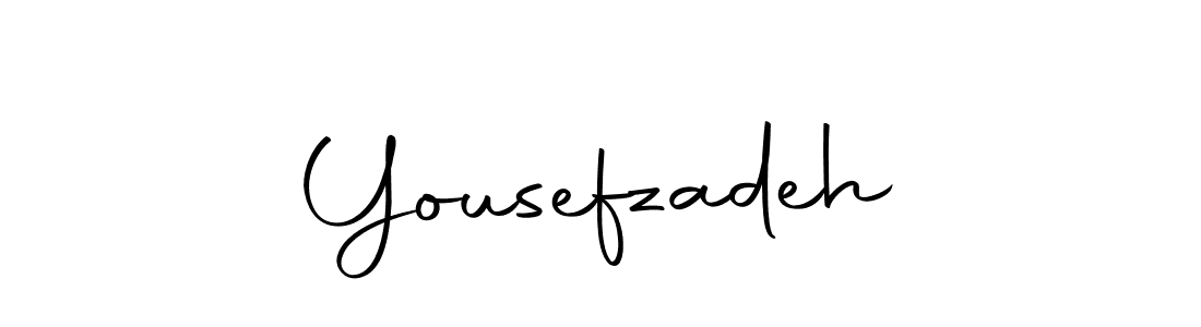 Design your own signature with our free online signature maker. With this signature software, you can create a handwritten (Autography-DOLnW) signature for name Yousefzadeh. Yousefzadeh signature style 10 images and pictures png