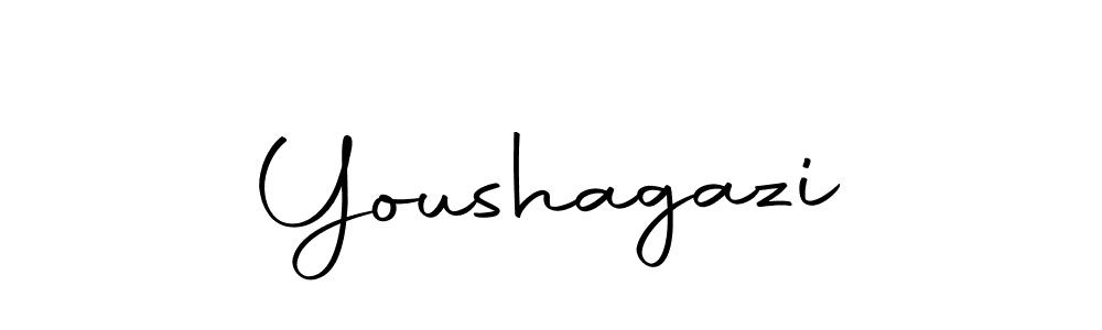 Create a beautiful signature design for name Youshagazi. With this signature (Autography-DOLnW) fonts, you can make a handwritten signature for free. Youshagazi signature style 10 images and pictures png