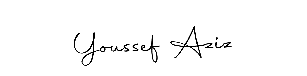 Create a beautiful signature design for name Youssef Aziz. With this signature (Autography-DOLnW) fonts, you can make a handwritten signature for free. Youssef Aziz signature style 10 images and pictures png