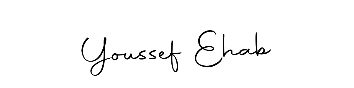 Create a beautiful signature design for name Youssef Ehab. With this signature (Autography-DOLnW) fonts, you can make a handwritten signature for free. Youssef Ehab signature style 10 images and pictures png