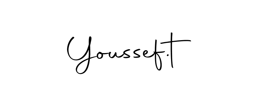 How to make Youssef.t signature? Autography-DOLnW is a professional autograph style. Create handwritten signature for Youssef.t name. Youssef.t signature style 10 images and pictures png