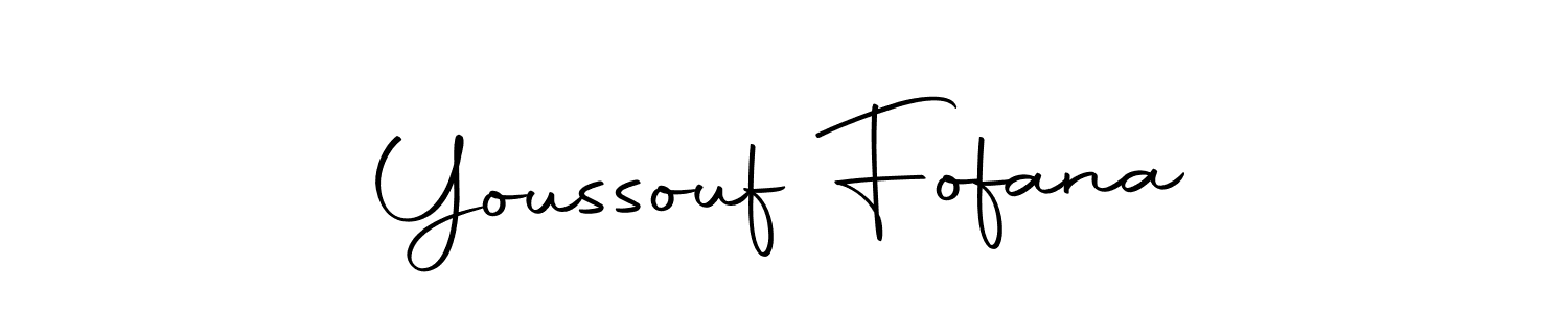 Create a beautiful signature design for name Youssouf Fofana. With this signature (Autography-DOLnW) fonts, you can make a handwritten signature for free. Youssouf Fofana signature style 10 images and pictures png