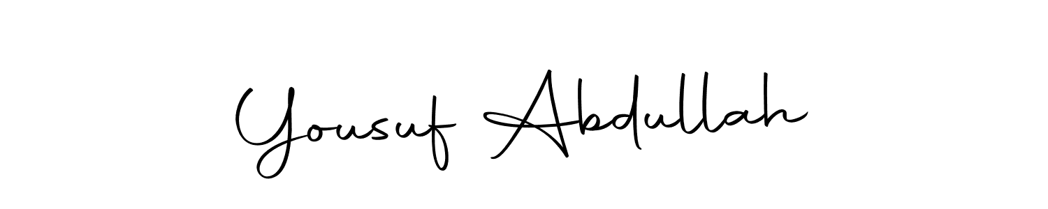 How to make Yousuf Abdullah signature? Autography-DOLnW is a professional autograph style. Create handwritten signature for Yousuf Abdullah name. Yousuf Abdullah signature style 10 images and pictures png