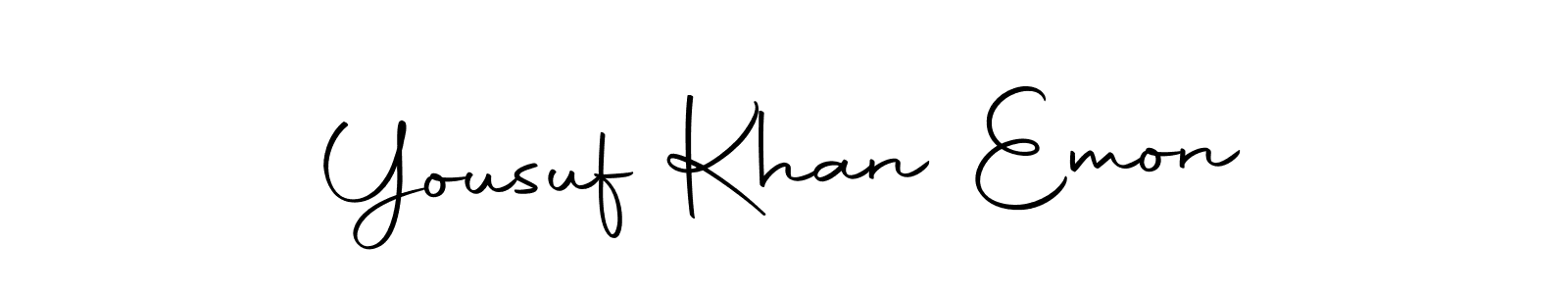 This is the best signature style for the Yousuf Khan Emon name. Also you like these signature font (Autography-DOLnW). Mix name signature. Yousuf Khan Emon signature style 10 images and pictures png