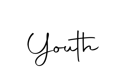 You should practise on your own different ways (Autography-DOLnW) to write your name (Youth) in signature. don't let someone else do it for you. Youth signature style 10 images and pictures png