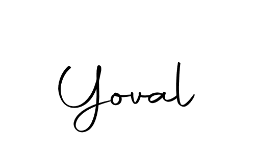 Yoval stylish signature style. Best Handwritten Sign (Autography-DOLnW) for my name. Handwritten Signature Collection Ideas for my name Yoval. Yoval signature style 10 images and pictures png