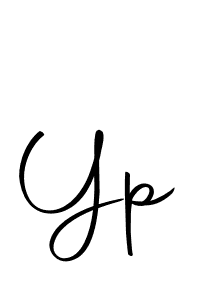 Create a beautiful signature design for name Yp. With this signature (Autography-DOLnW) fonts, you can make a handwritten signature for free. Yp signature style 10 images and pictures png