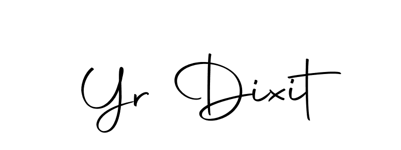 Create a beautiful signature design for name Yr Dixit. With this signature (Autography-DOLnW) fonts, you can make a handwritten signature for free. Yr Dixit signature style 10 images and pictures png
