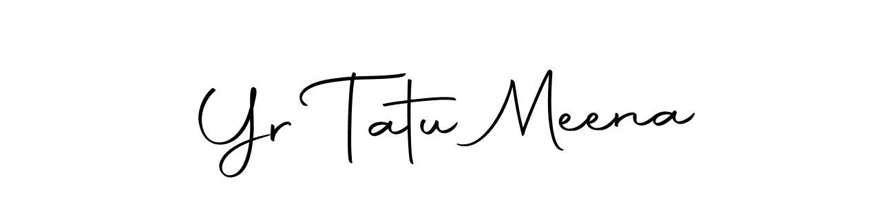 Make a beautiful signature design for name Yr Tatu Meena. Use this online signature maker to create a handwritten signature for free. Yr Tatu Meena signature style 10 images and pictures png