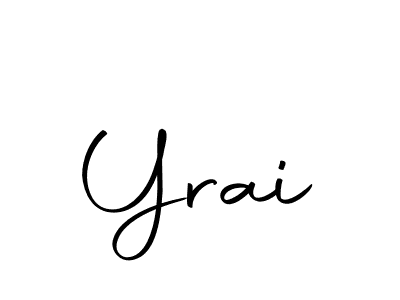 Design your own signature with our free online signature maker. With this signature software, you can create a handwritten (Autography-DOLnW) signature for name Yrai. Yrai signature style 10 images and pictures png