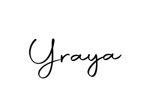 How to make Yraya signature? Autography-DOLnW is a professional autograph style. Create handwritten signature for Yraya name. Yraya signature style 10 images and pictures png