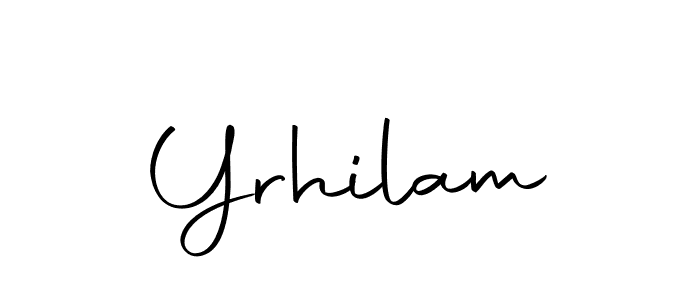 Similarly Autography-DOLnW is the best handwritten signature design. Signature creator online .You can use it as an online autograph creator for name Yrhilam. Yrhilam signature style 10 images and pictures png