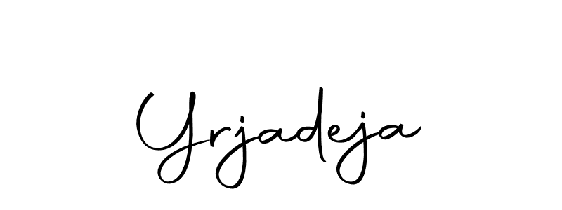 You should practise on your own different ways (Autography-DOLnW) to write your name (Yrjadeja) in signature. don't let someone else do it for you. Yrjadeja signature style 10 images and pictures png