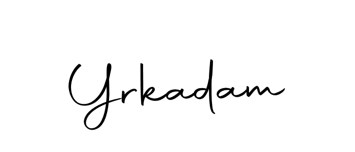 Create a beautiful signature design for name Yrkadam. With this signature (Autography-DOLnW) fonts, you can make a handwritten signature for free. Yrkadam signature style 10 images and pictures png