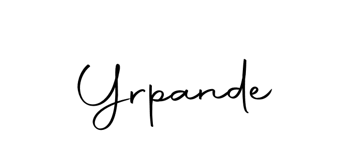 The best way (Autography-DOLnW) to make a short signature is to pick only two or three words in your name. The name Yrpande include a total of six letters. For converting this name. Yrpande signature style 10 images and pictures png