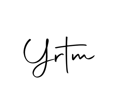Yrtm stylish signature style. Best Handwritten Sign (Autography-DOLnW) for my name. Handwritten Signature Collection Ideas for my name Yrtm. Yrtm signature style 10 images and pictures png