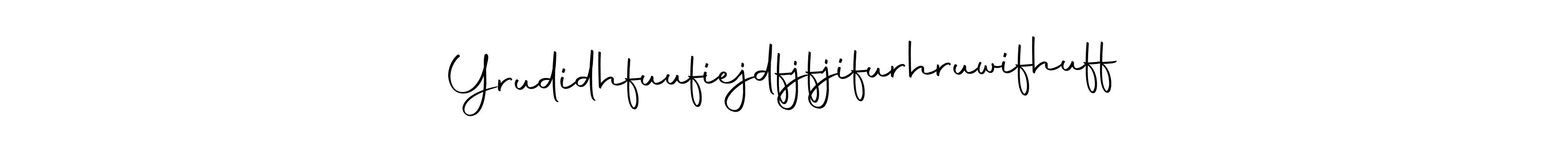 Create a beautiful signature design for name Yrudidhfuufiejdfjfjifurhruwifhuff. With this signature (Autography-DOLnW) fonts, you can make a handwritten signature for free. Yrudidhfuufiejdfjfjifurhruwifhuff signature style 10 images and pictures png