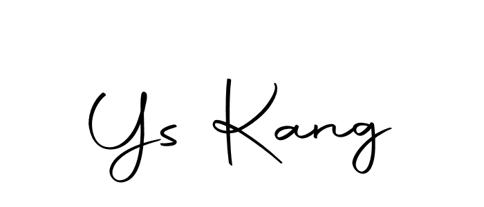Similarly Autography-DOLnW is the best handwritten signature design. Signature creator online .You can use it as an online autograph creator for name Ys Kang. Ys Kang signature style 10 images and pictures png