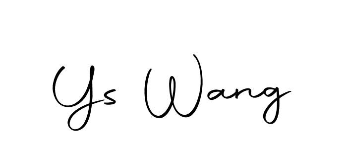 if you are searching for the best signature style for your name Ys Wang. so please give up your signature search. here we have designed multiple signature styles  using Autography-DOLnW. Ys Wang signature style 10 images and pictures png