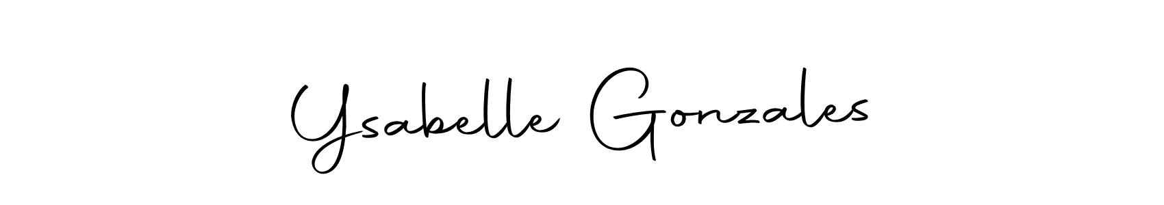 How to make Ysabelle Gonzales signature? Autography-DOLnW is a professional autograph style. Create handwritten signature for Ysabelle Gonzales name. Ysabelle Gonzales signature style 10 images and pictures png