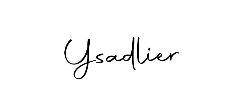 Make a beautiful signature design for name Ysadlier. Use this online signature maker to create a handwritten signature for free. Ysadlier signature style 10 images and pictures png