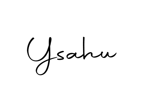 Create a beautiful signature design for name Ysahu. With this signature (Autography-DOLnW) fonts, you can make a handwritten signature for free. Ysahu signature style 10 images and pictures png