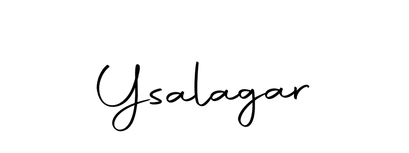 Design your own signature with our free online signature maker. With this signature software, you can create a handwritten (Autography-DOLnW) signature for name Ysalagar. Ysalagar signature style 10 images and pictures png