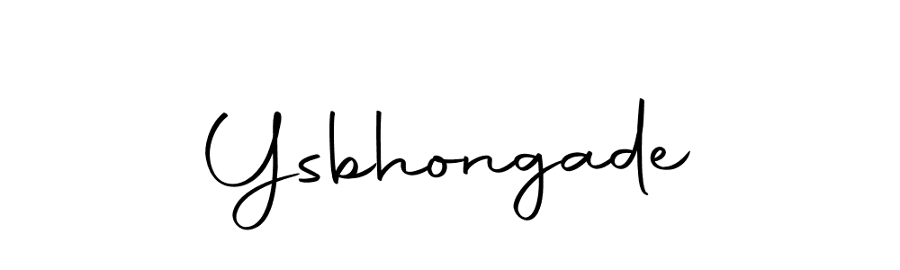 Also we have Ysbhongade name is the best signature style. Create professional handwritten signature collection using Autography-DOLnW autograph style. Ysbhongade signature style 10 images and pictures png