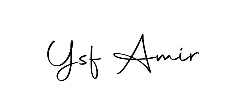 Ysf Amir stylish signature style. Best Handwritten Sign (Autography-DOLnW) for my name. Handwritten Signature Collection Ideas for my name Ysf Amir. Ysf Amir signature style 10 images and pictures png