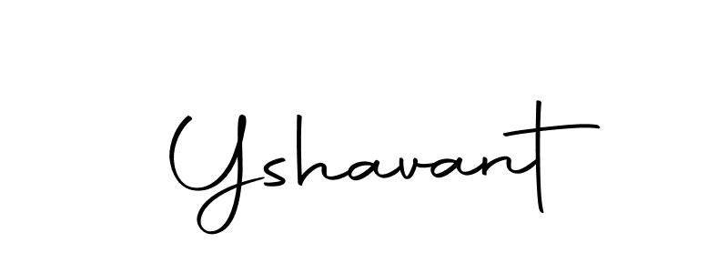 Use a signature maker to create a handwritten signature online. With this signature software, you can design (Autography-DOLnW) your own signature for name Yshavant. Yshavant signature style 10 images and pictures png