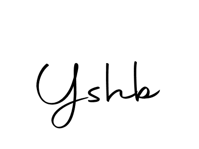 Also we have Yshb name is the best signature style. Create professional handwritten signature collection using Autography-DOLnW autograph style. Yshb signature style 10 images and pictures png