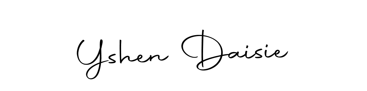 Here are the top 10 professional signature styles for the name Yshen Daisie. These are the best autograph styles you can use for your name. Yshen Daisie signature style 10 images and pictures png